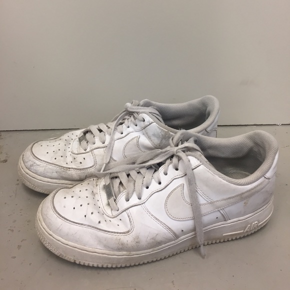 plain white air force ones